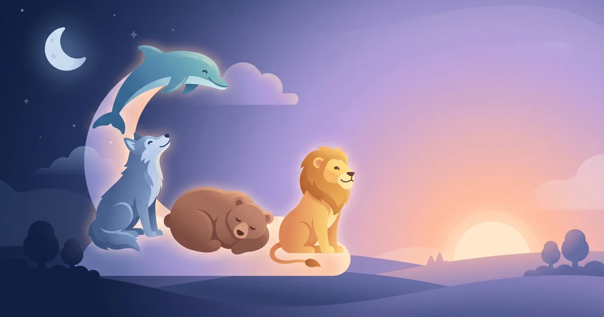Chronotypes Explained: Lion, Bear, Wolf or Dolphin — What Your Sleep Type Really Means