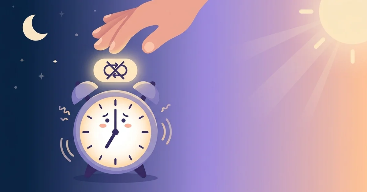 How to Stop Hitting Snooze (and Why Snoozing Makes You More Tired)