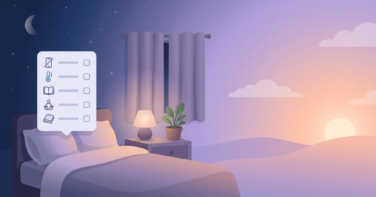 Sleep Hygiene Checklist: 20 Habits for Better Sleep (Ranked by Impact)